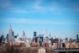A city skyline representing urban planning.