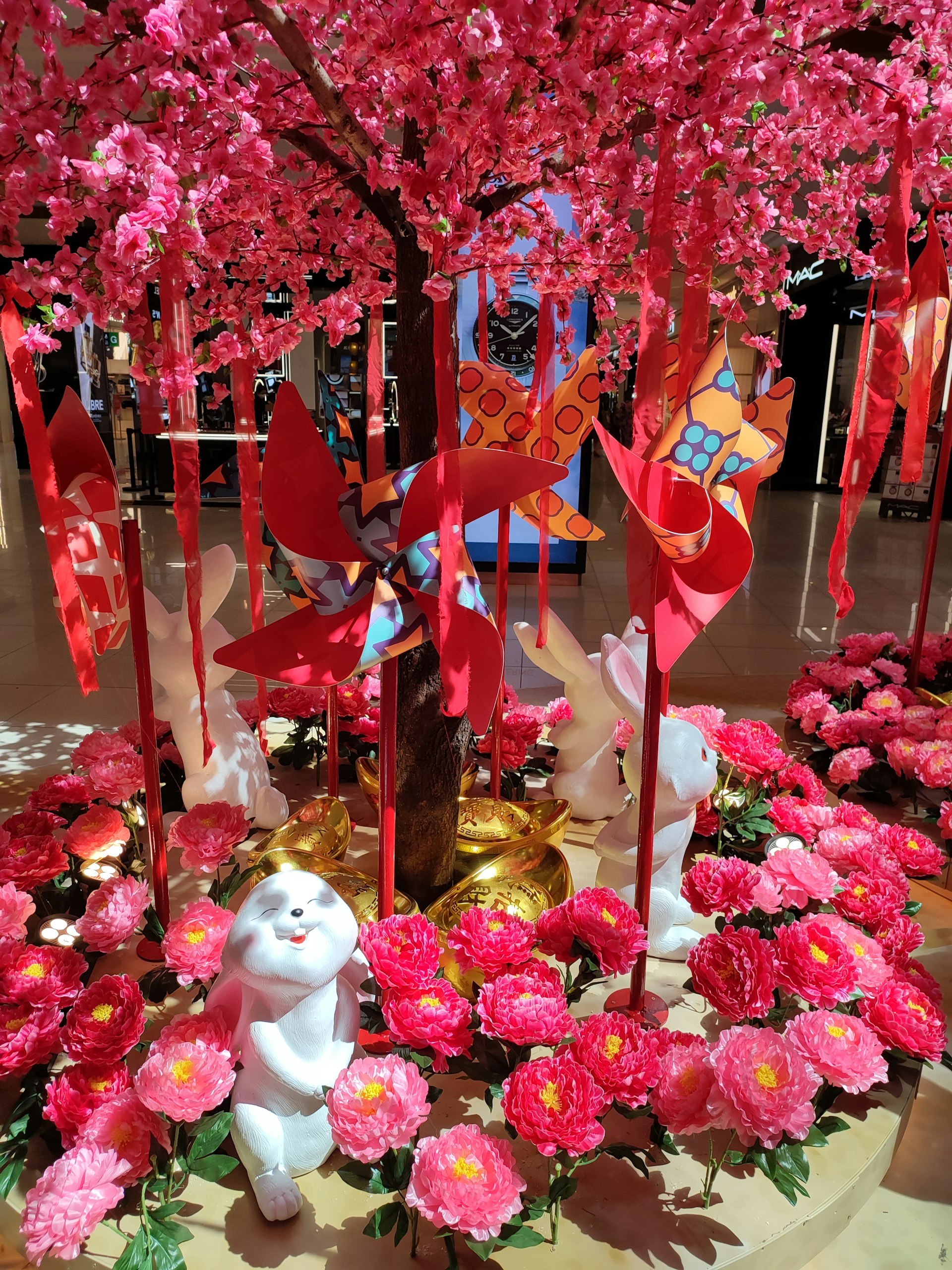 a bunch of flowers that are on a table