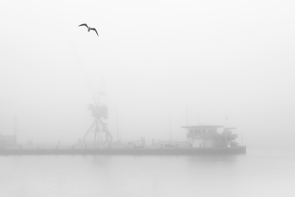 a large boat floating on top of a body of water