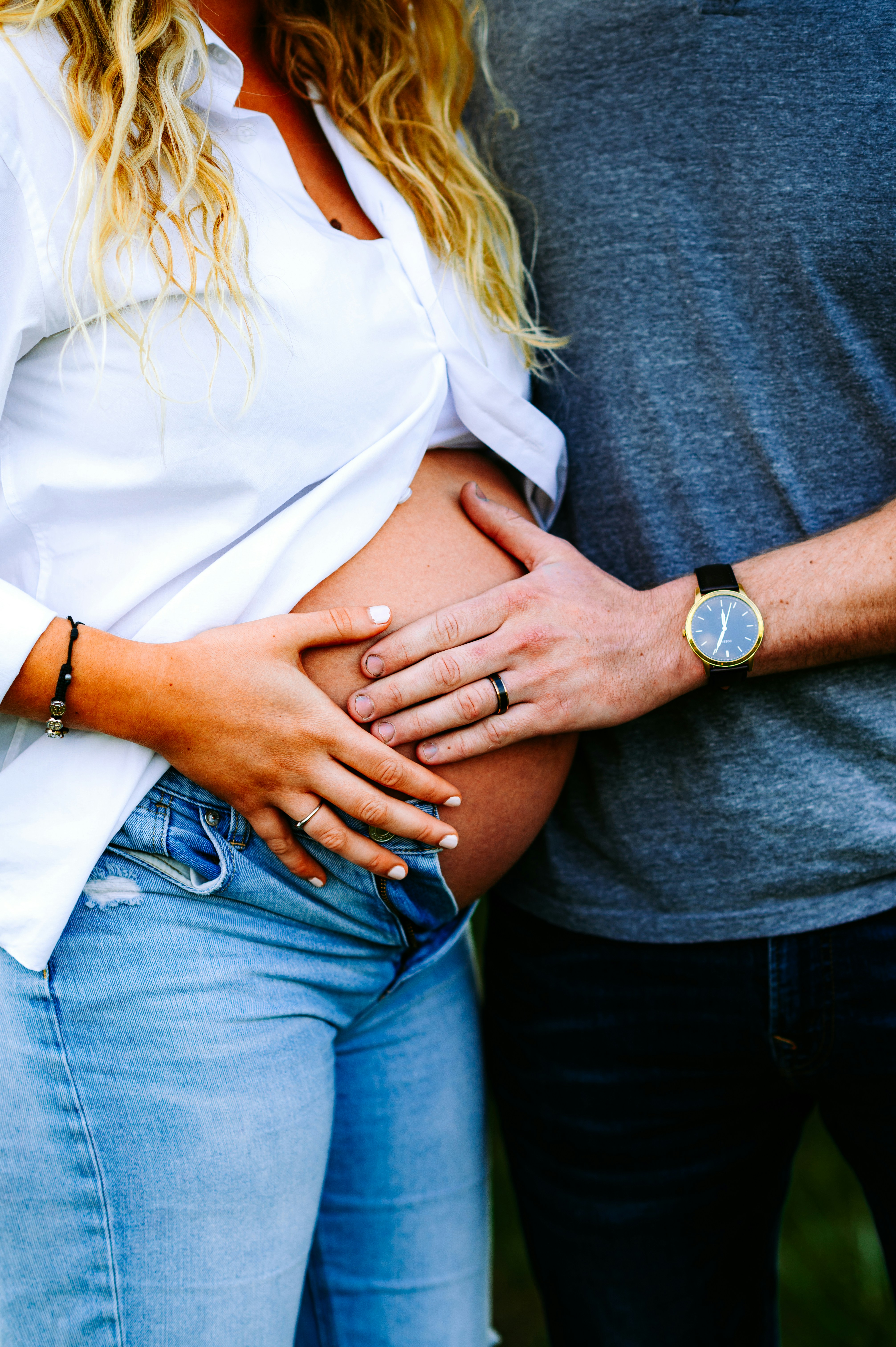 a man and a woman standing next to each other