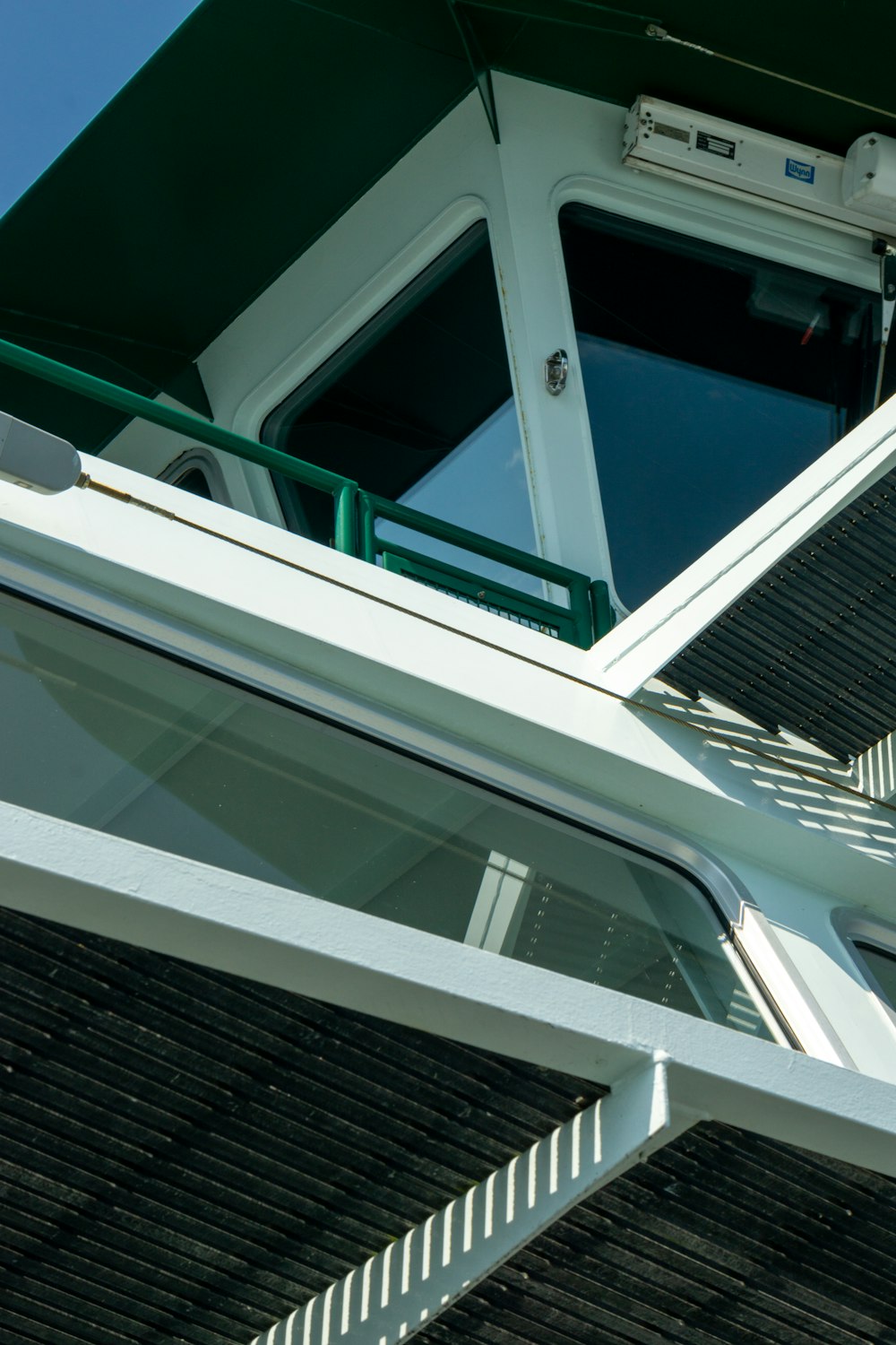 a close up of a window on a building