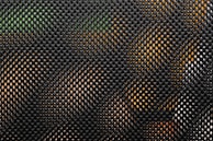Detailed close-up of a durable mesh fabric with fine weave