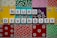 Scrabble tiles spell out 'neuro diversity' against a vibrant, ornate background composed of colorful square tiles with floral and geometric patterns.