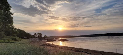 A peaceful beach sunset from a coastal itinerary.