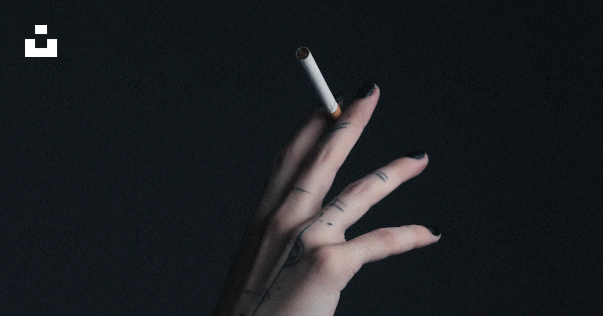 cigarette in hand png A a transparent background Hand Cigarette PNG Images