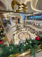 A luxurious party with security staff present.