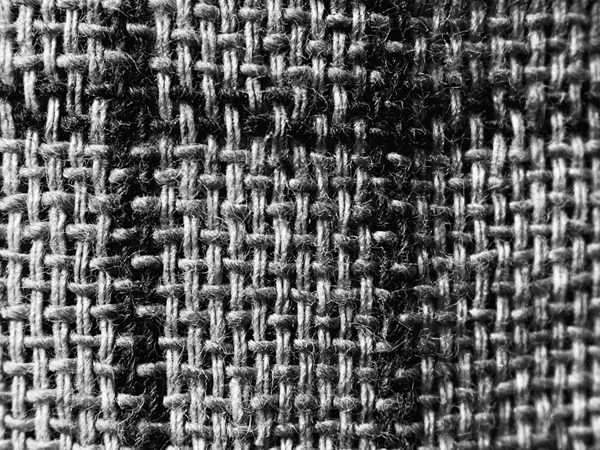 woven fabric macro