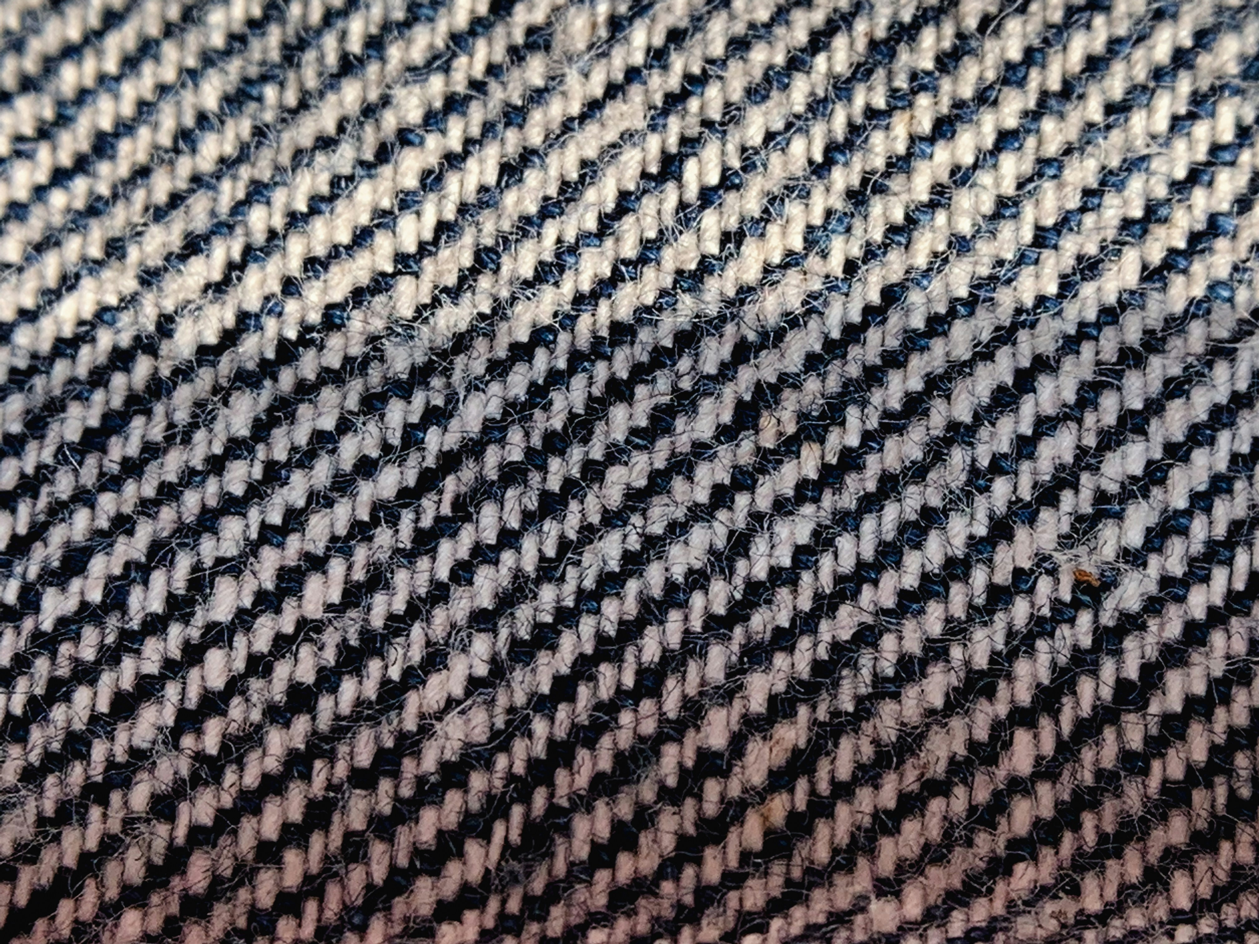 Black and white checkered fabric
