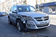 a car that has been hit by another car