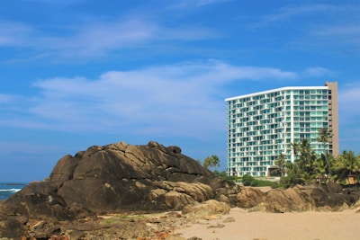 A modern high-rise buildingInvest in real estate with first-position lien #RealAssets