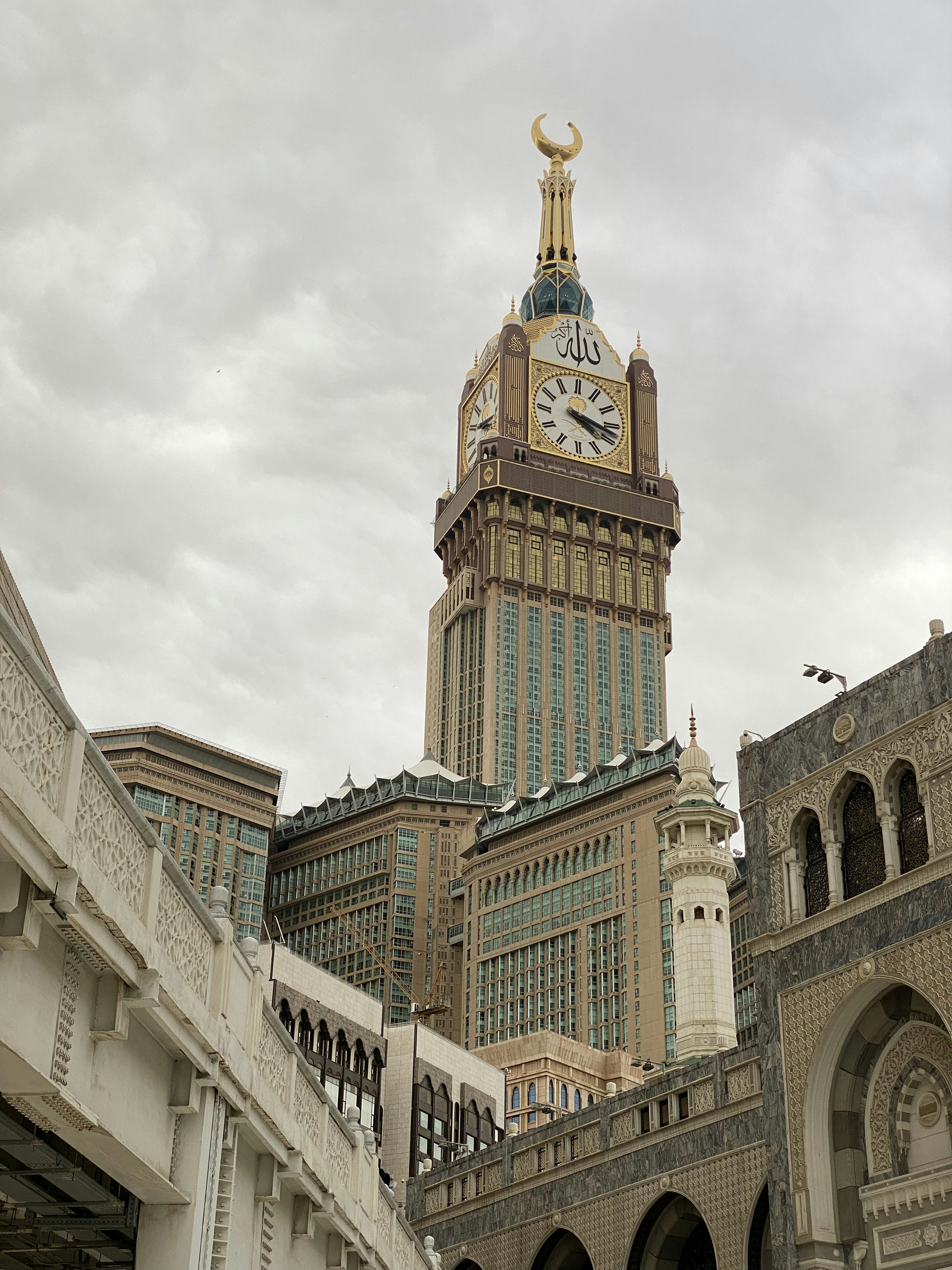 a large building with a clock on the top of it