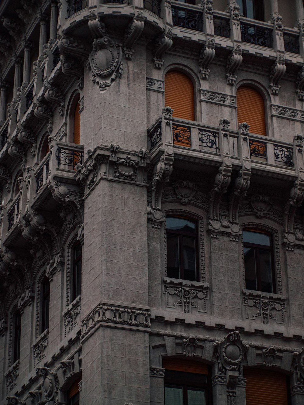 a tall building with a clock on the front of it