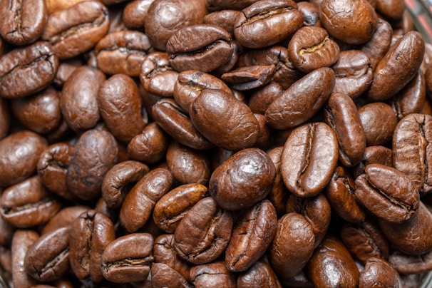 A visually appealing image of various coffee beans.