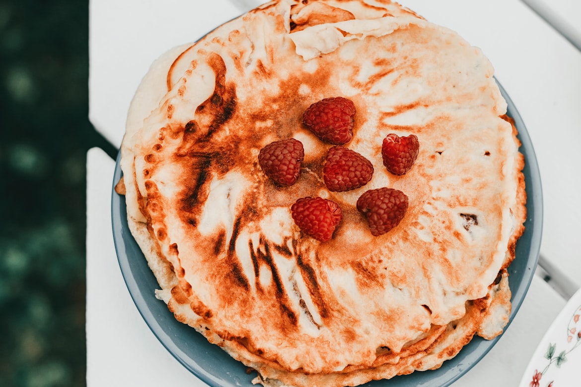 Crêpes aux fraises