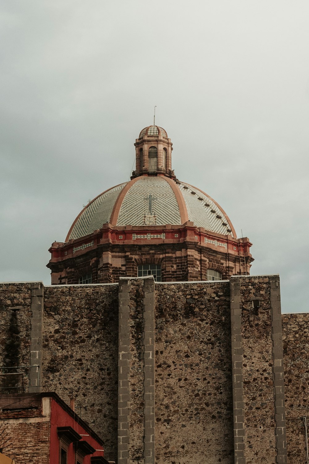 a large building with a clock on top of it