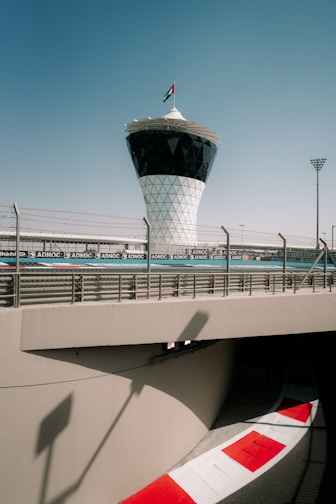 Yas Marina racebaan waar elk jaar de F1 word gereden,