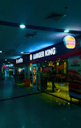 A vibrant Burger King restaurant with a welcoming entrance.