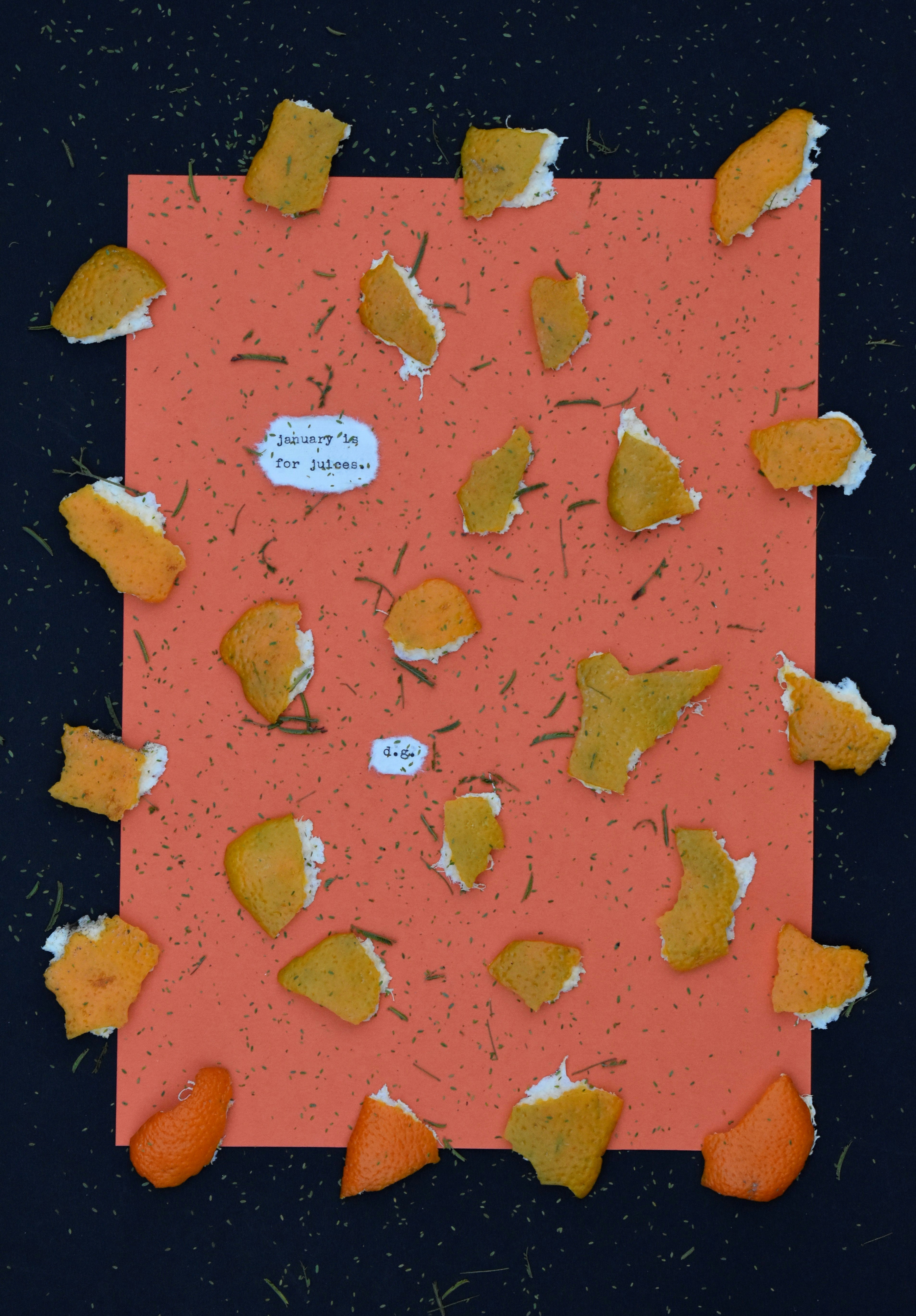 a piece of paper with a bunch of pieces of food on it