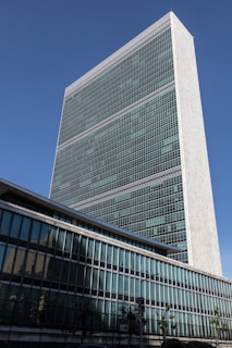 a very tall building with lots of windows