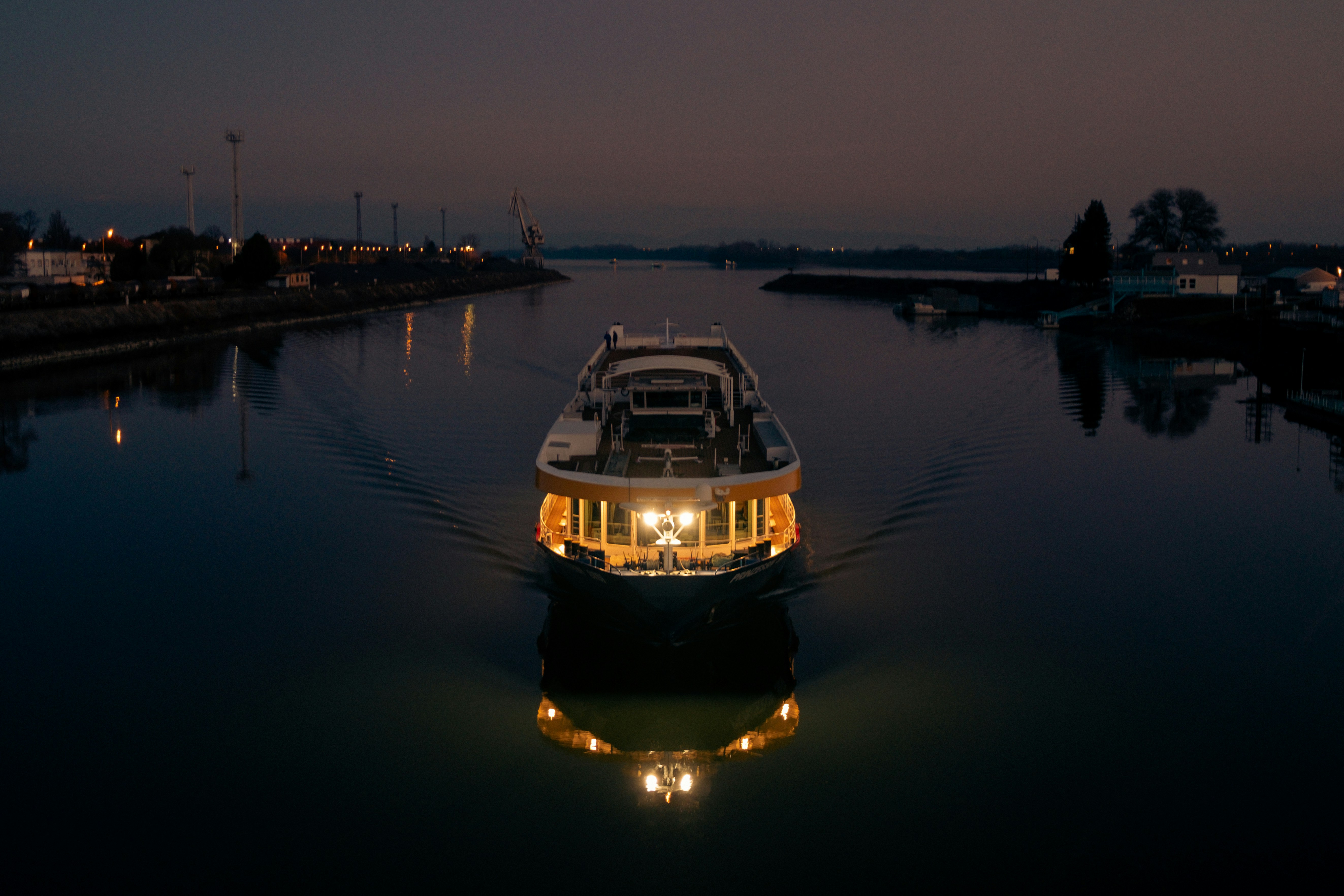 a boat that is floating in the water