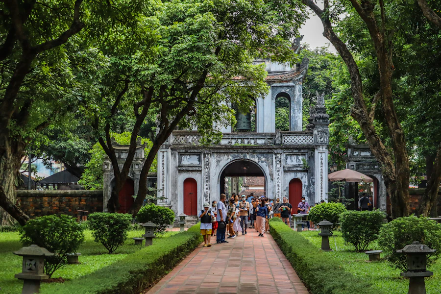 Temple of Literature in Hanoi