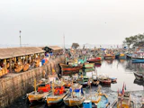 Fishing boats in the Colaba harbour