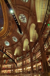 a large library filled with lots of books