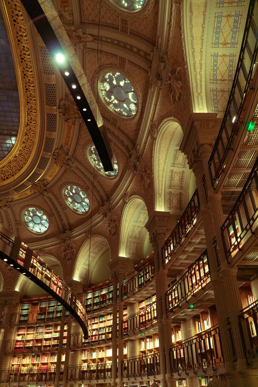 a large library filled with lots of books