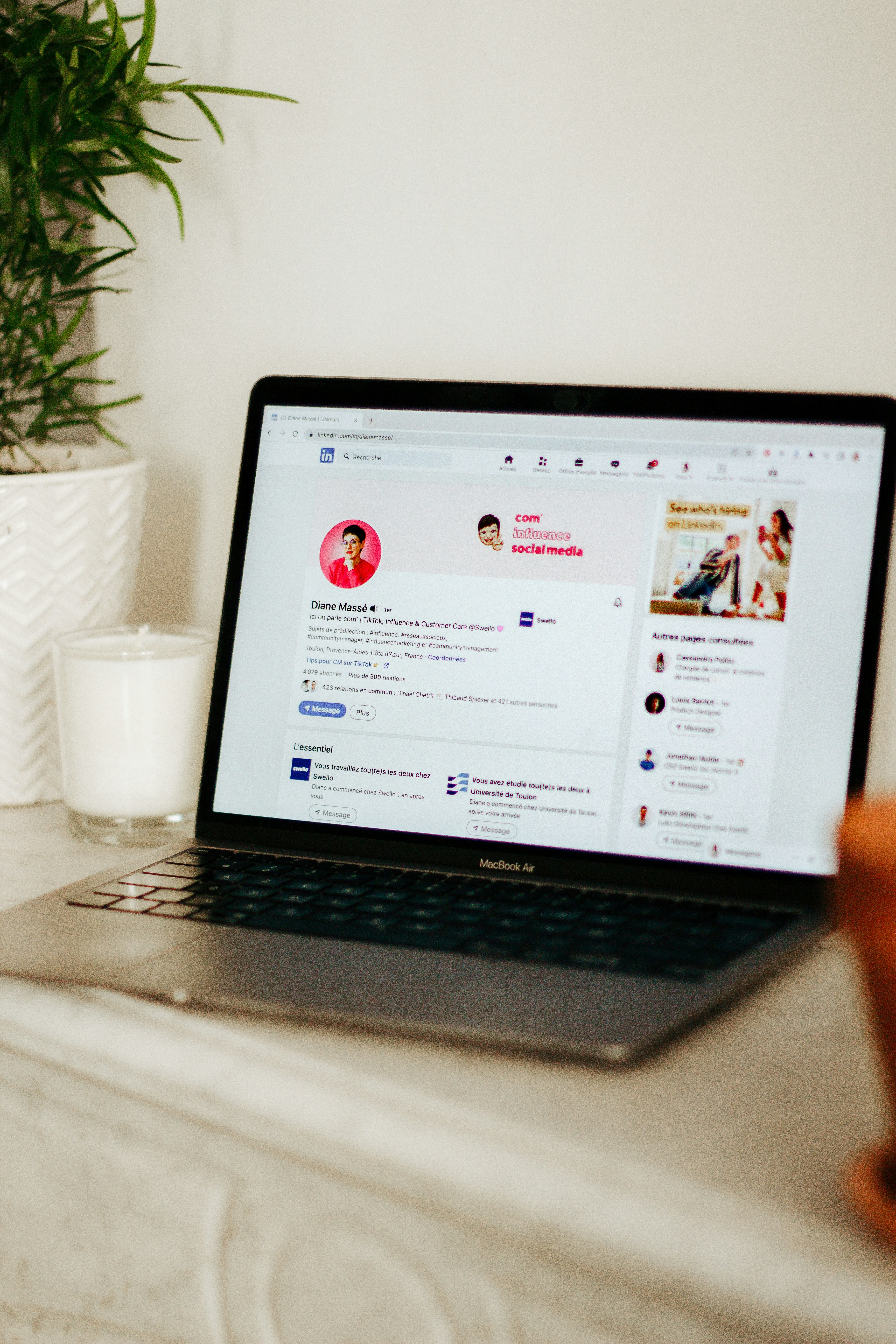 Professional networking and career development content featuring industry insights and professional achievements on LinkedIn platform