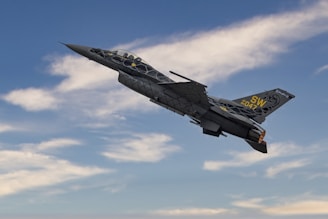 A sleek modern aircraft soaring against a deep blue sky, symbolizing the start of a pilot's journey.