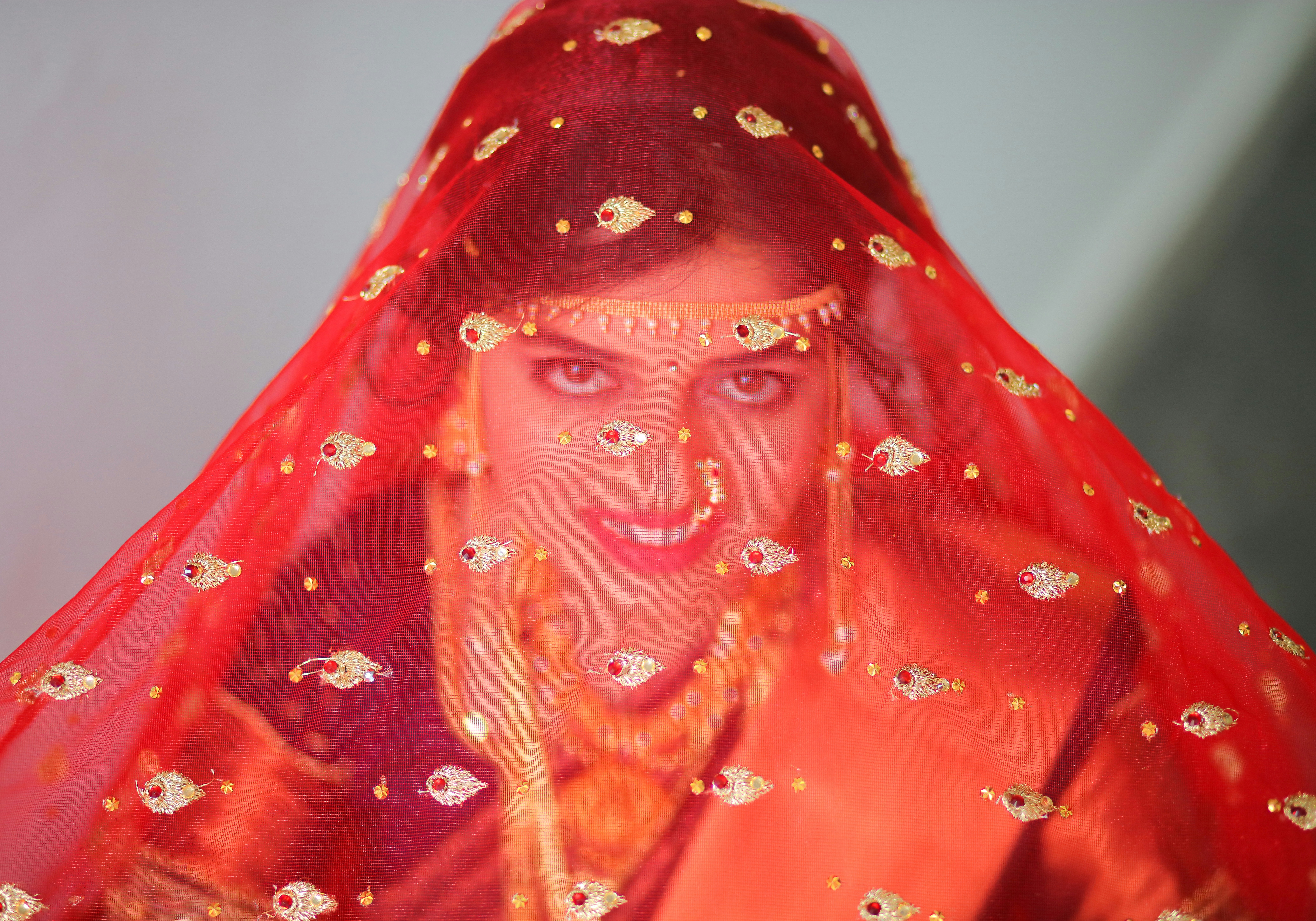 Bride in traditional attire