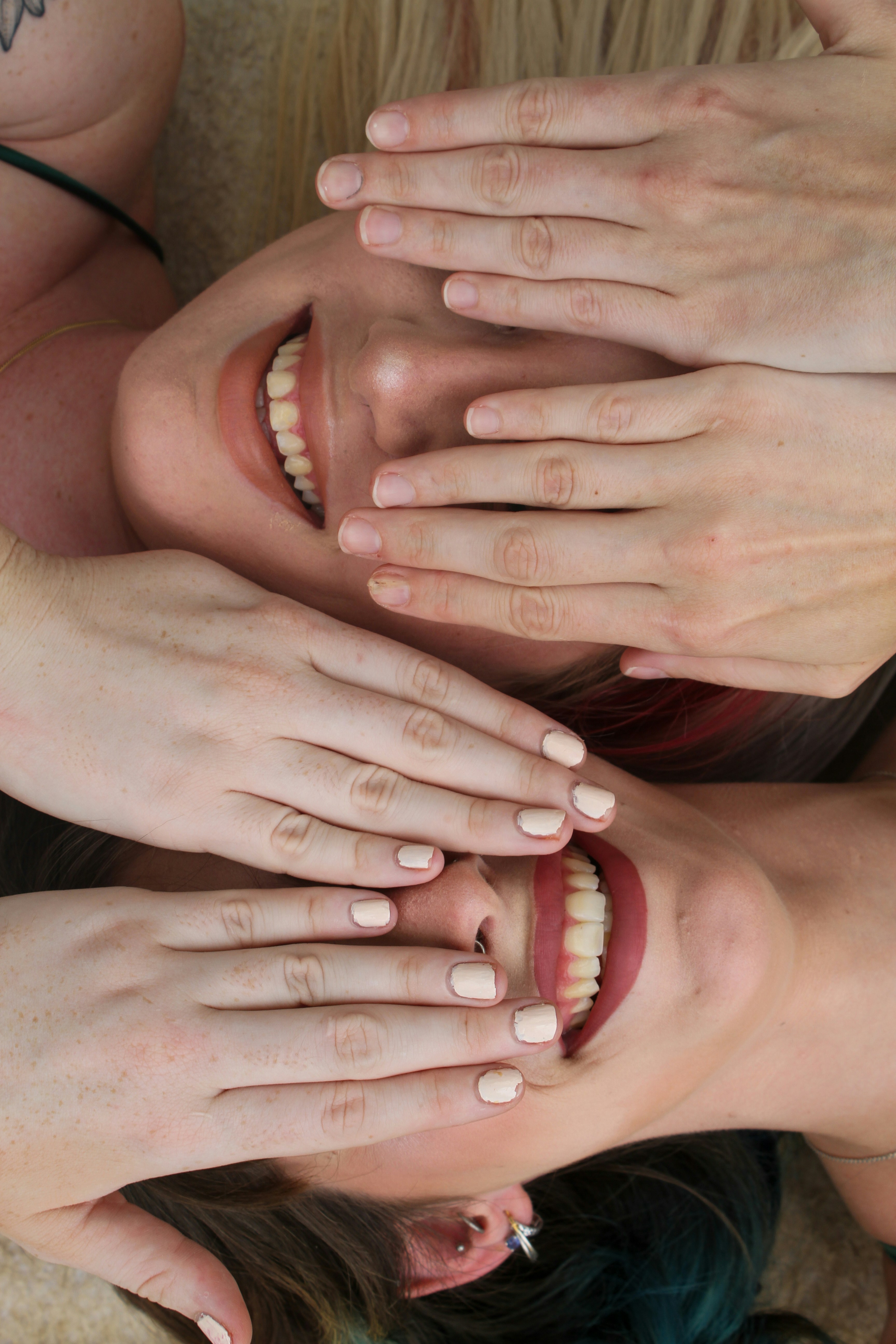 Person brushing their teeth with braces.