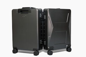 A modern travel trolley showcasing premium design features.