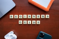 scrabble letters spelling out the word beginners guide