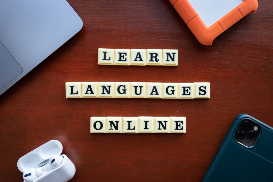Learn English through interactive exercises on an online platform