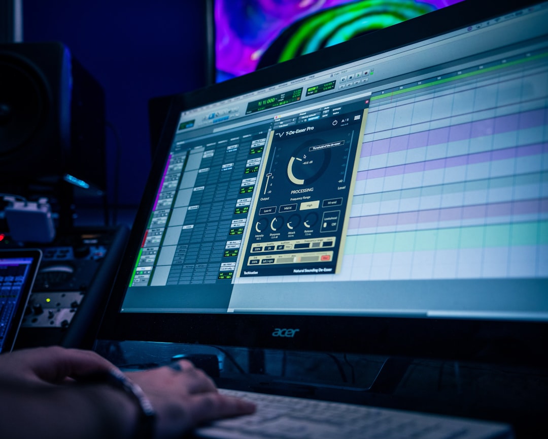 The music producer KGB working in his studio using the Techivation T-De-Esser Pro plug-in on Avid Protools DAW.