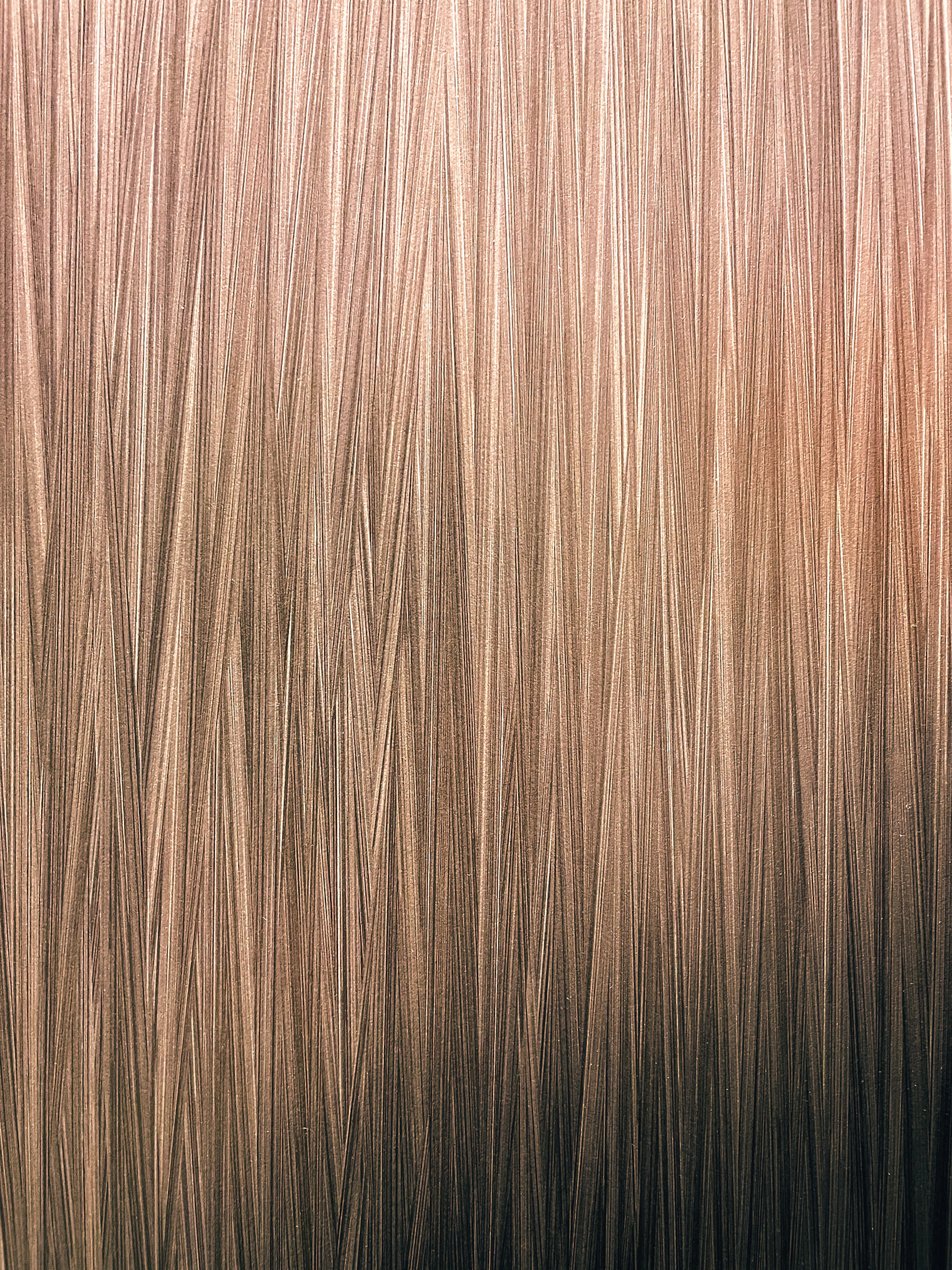 Close-up of fine, natural hair strands