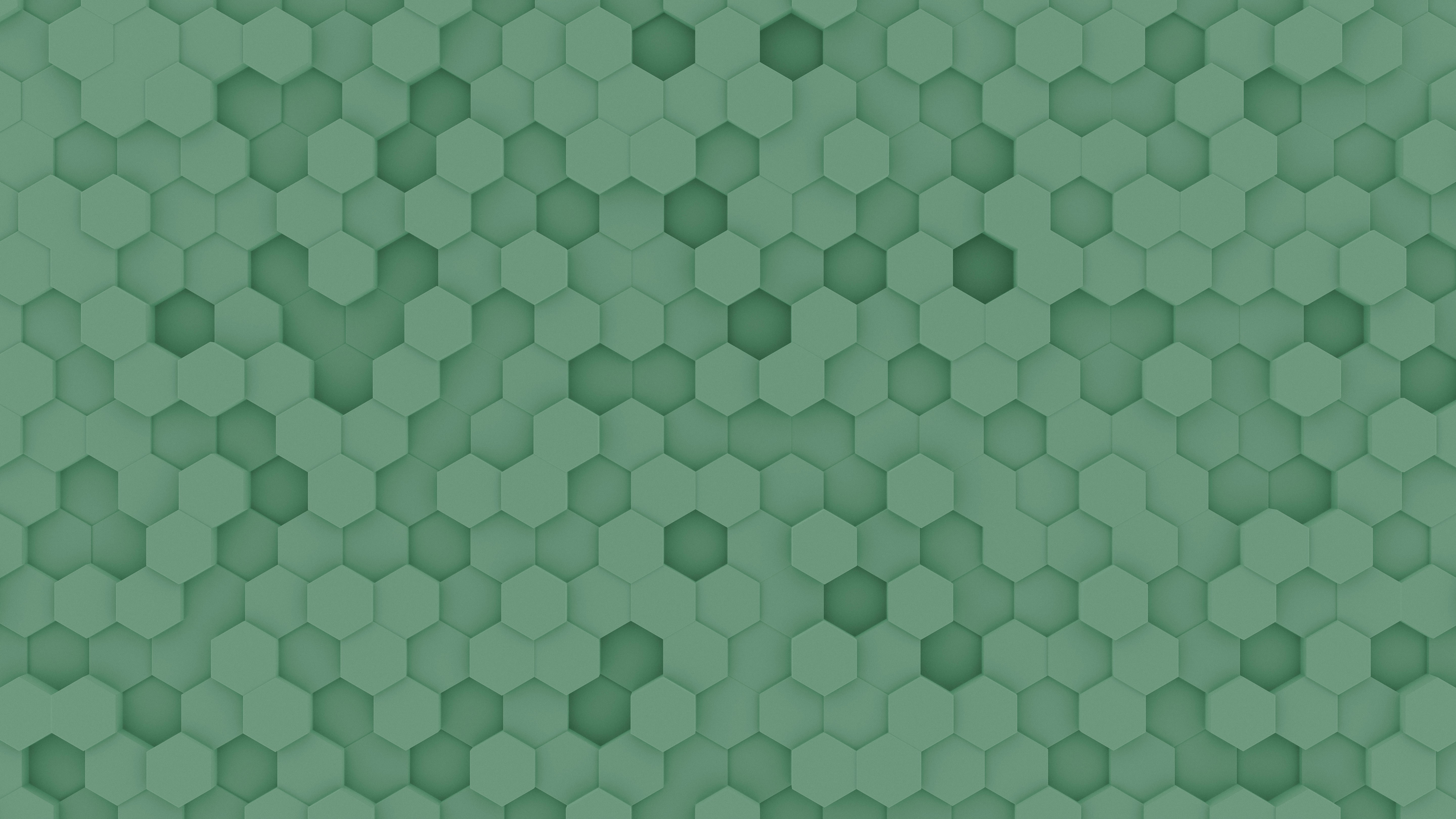 A green background with hexagonal shapes photo – Free Digital image ...