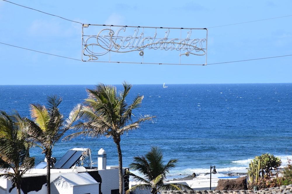 a view of the ocean from a balcony