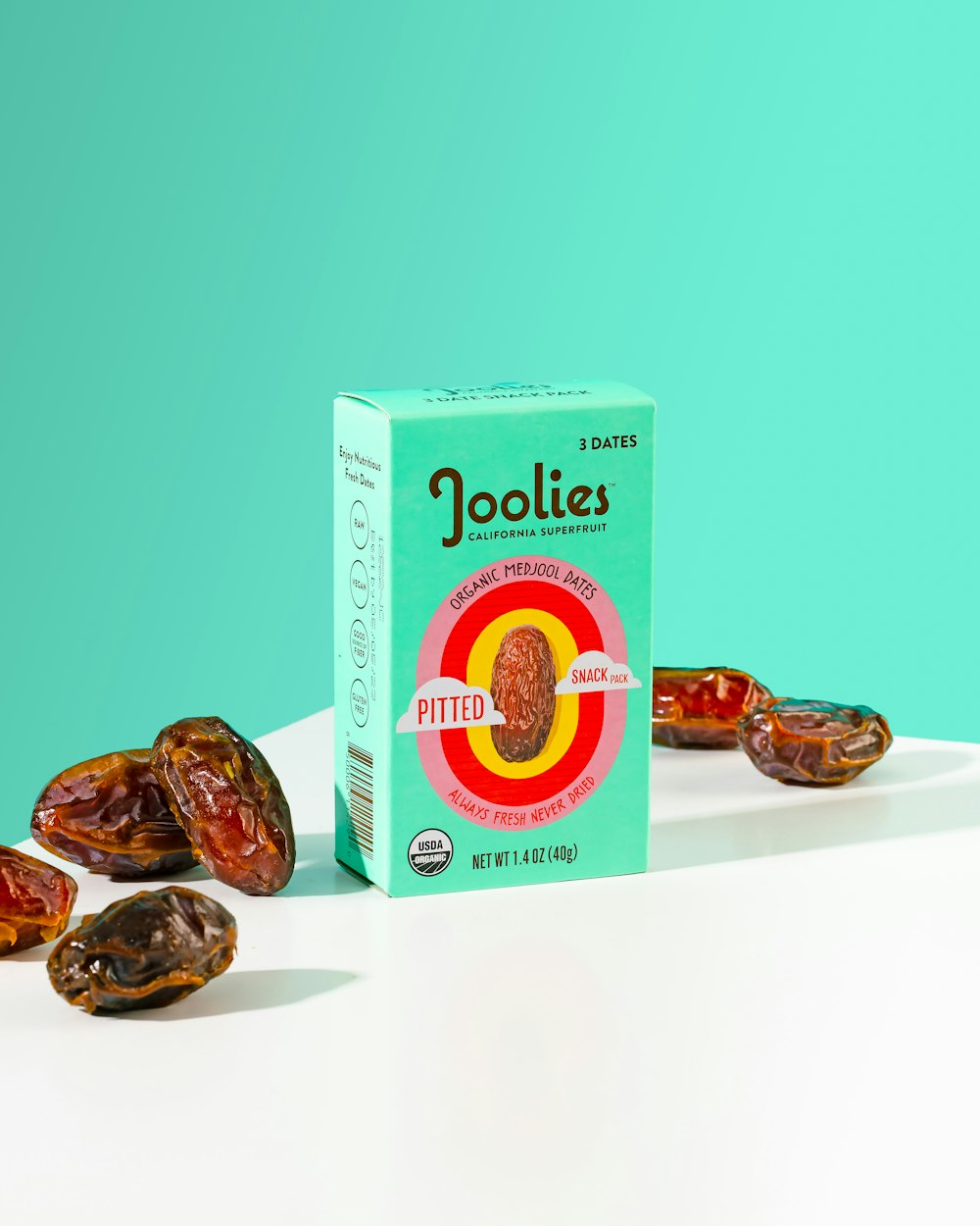 a carton of joolite sitting on top of a table