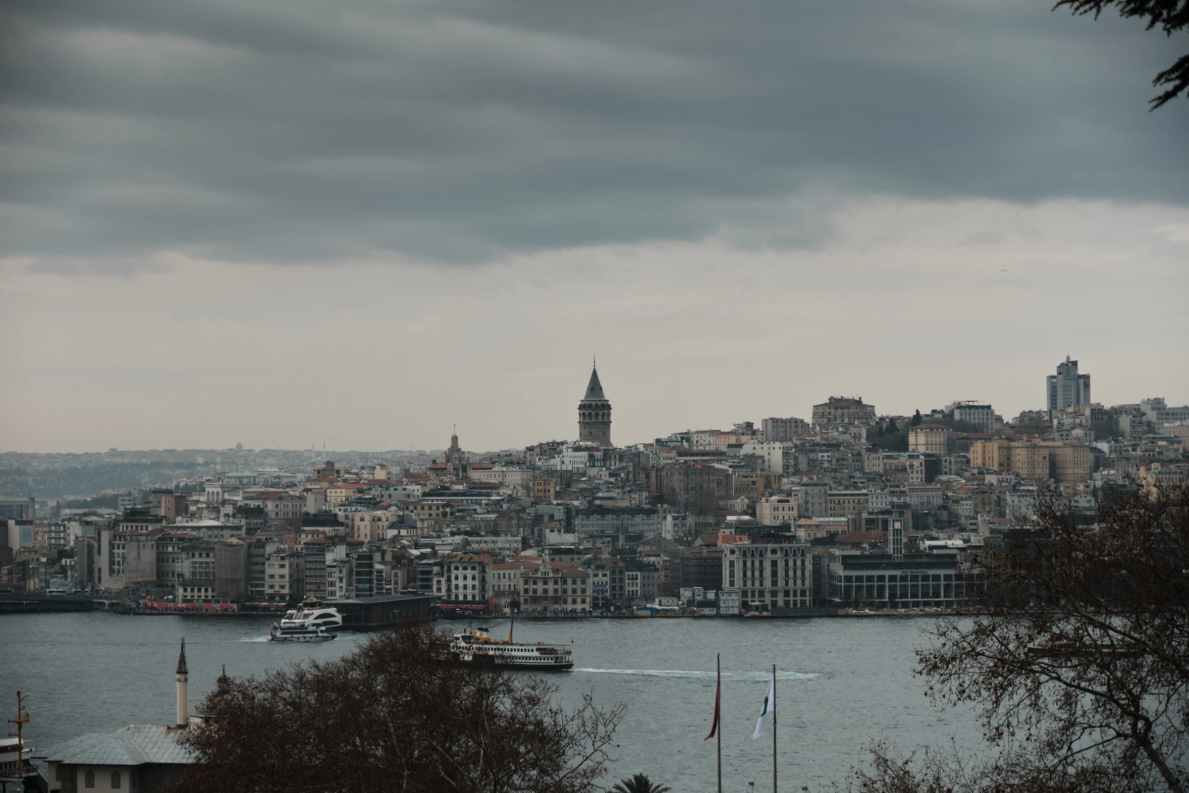 Galata Tower and waterfront seen from Karaköy, Istanbul