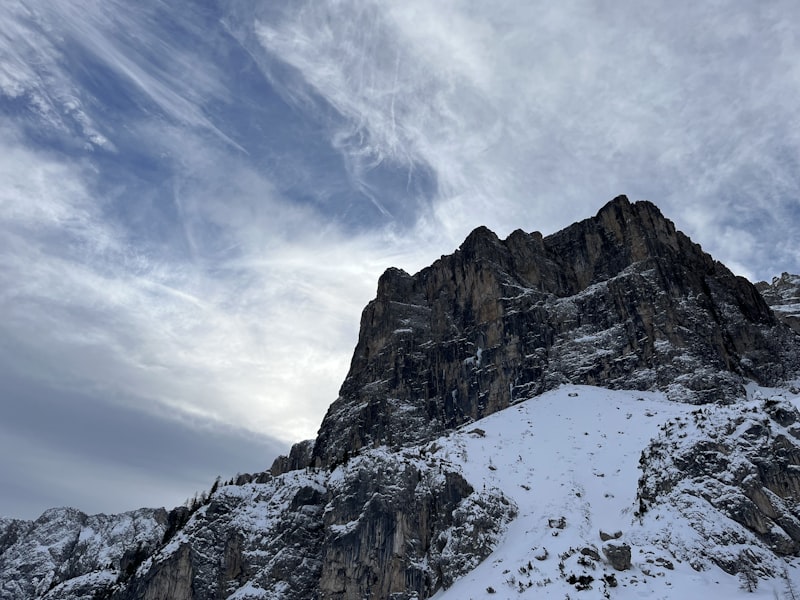Dolomiti innevate in Val Gardena, Alto Adige