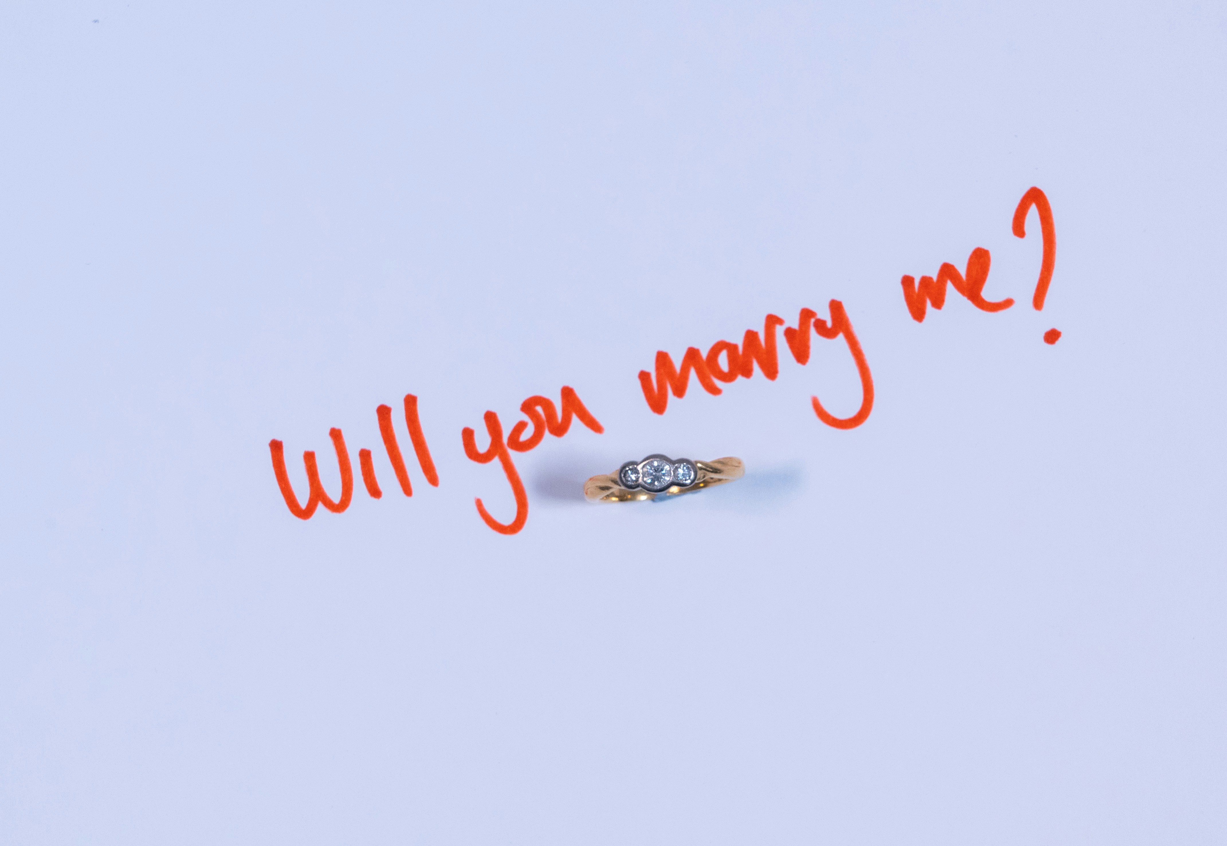 ロマンチックなプロポーズと結婚