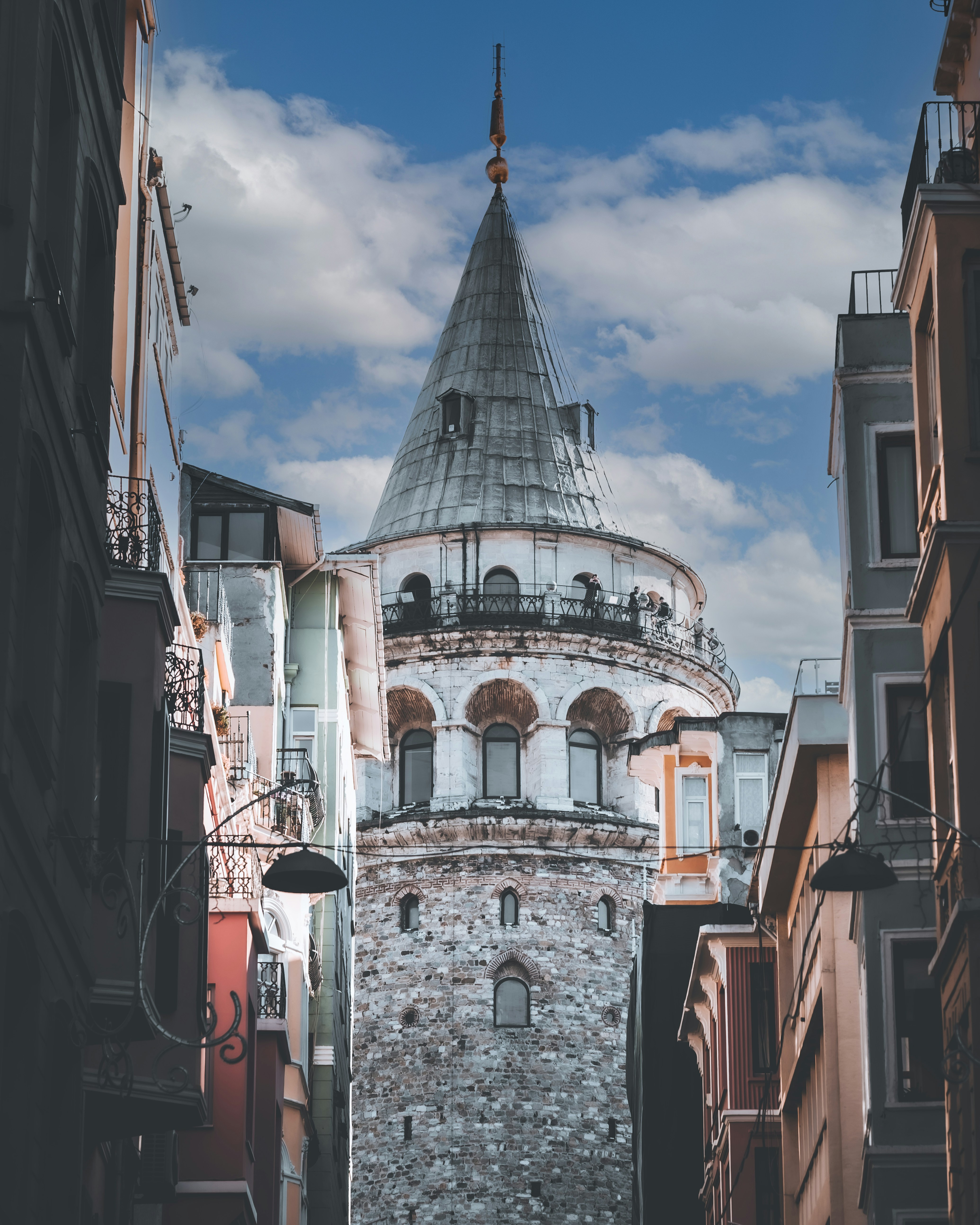 a tall building with a dome on top of it