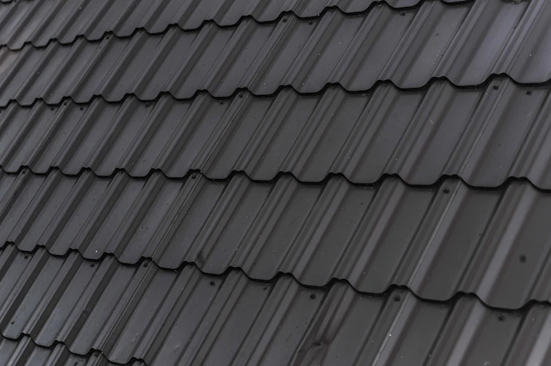 Finished black architectural shingles