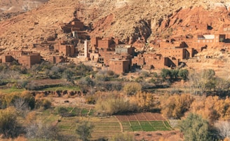 a village in the middle of a desert