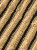 A close-up of eco-friendly cardboard materials.