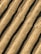 Close-up view of corrugated cardboard with parallel ridges and a textured surface in an earthy beige color.