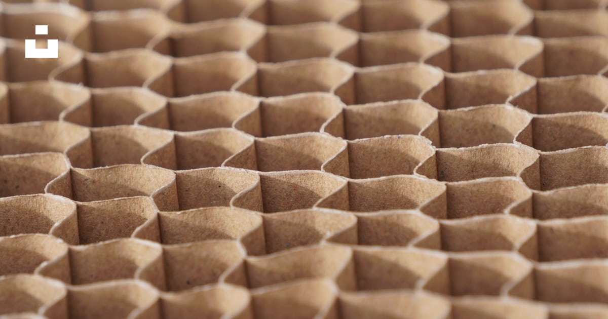 A close up of a pattern made out of cardboard photo – Free Cardboard ...