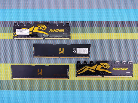 Stack of various RAM memory modules for laptops and desktops